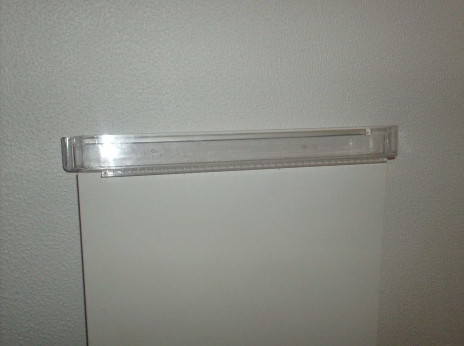 3 Prateleiras de plástico transparente