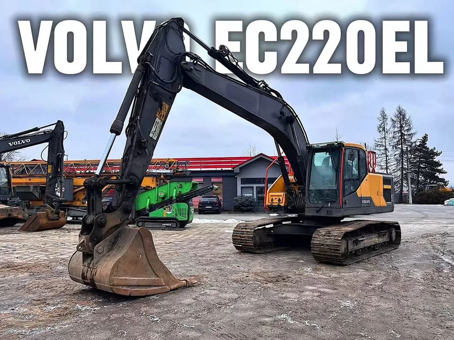 Volvo EC220 EL  koparka gąsienicowa 25t, szybkozłącze, łyżka, kamery, klimatyzacja