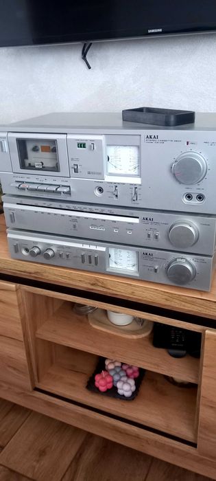 Zestaw akai wzmacniacz deck tuner