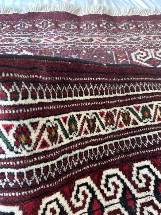 Tapete artesanal de lã pura, estilo oriental