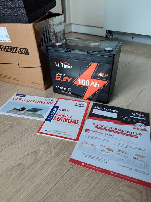 Акумулятор для ДБЖ Li-TIME Group 24 LiFePO4 12.8 100Ah 1280Wh