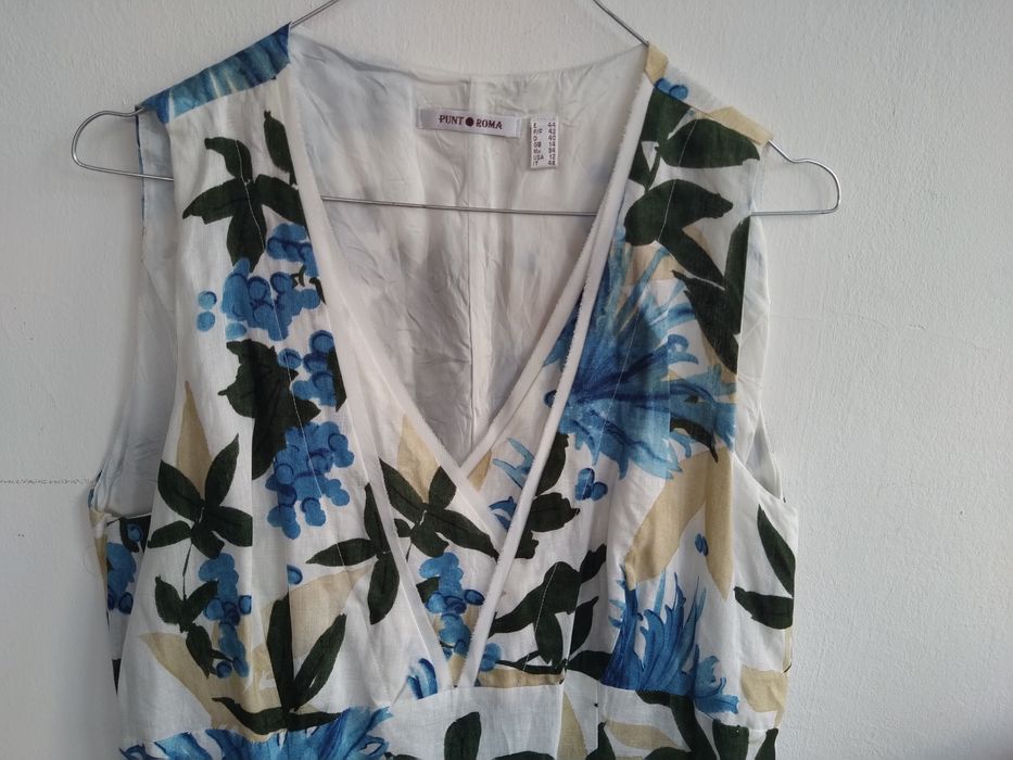 Vestido floral - Punto Roma - Tamanho 42