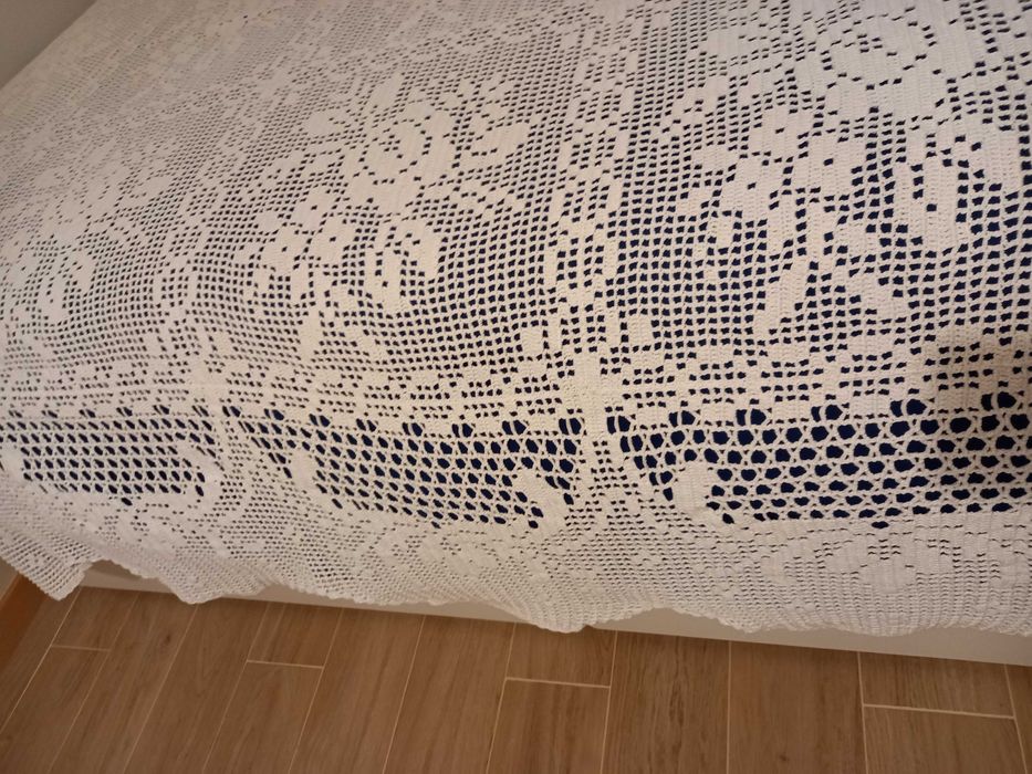 Colchas em crochet