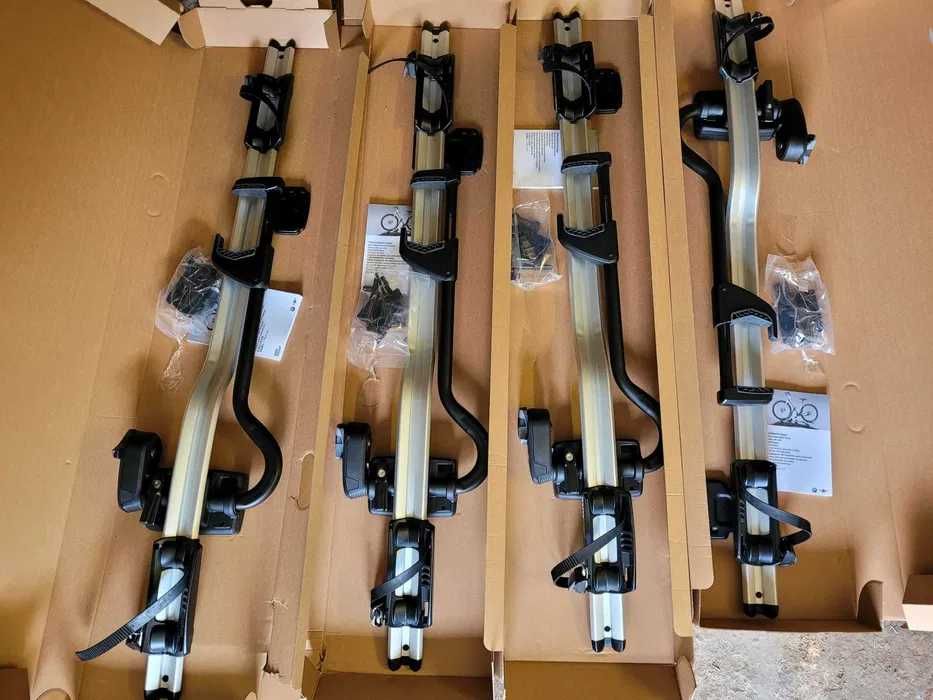 NOWE Thule ProRide 598 - uchwyt na rower - cztery sztuki