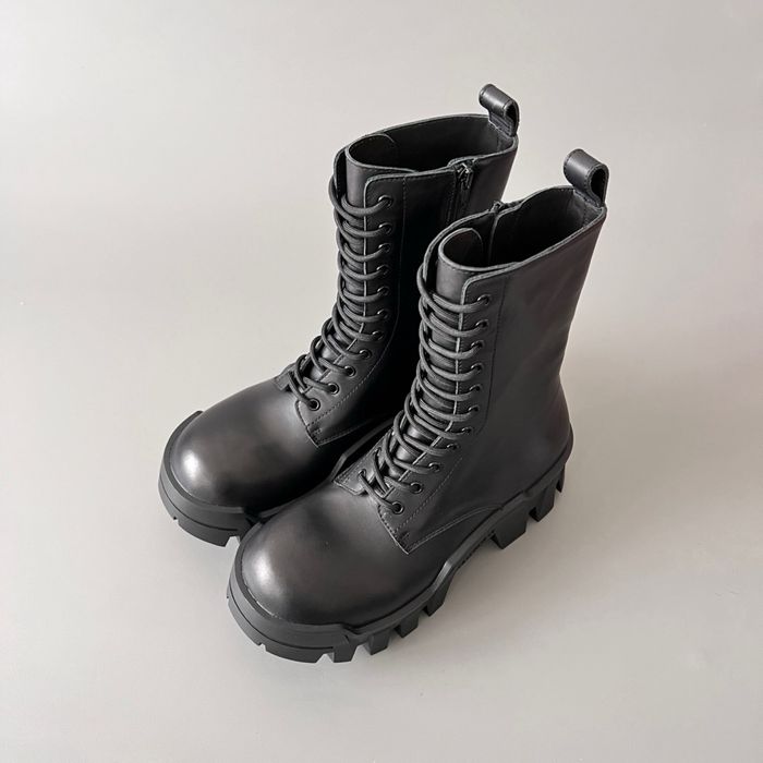 New Balenciaga Bulldozer Boots Leather Black/39-46/Преміум якість!