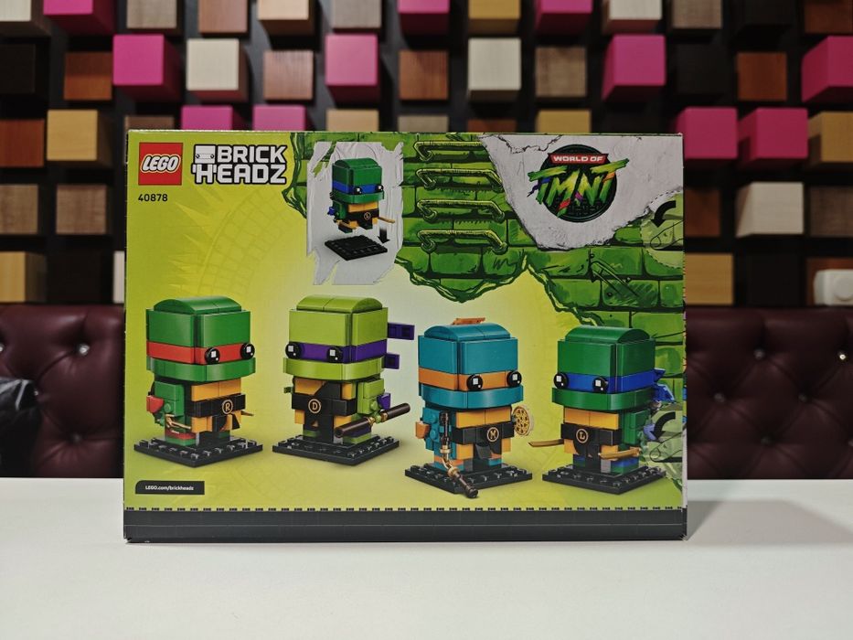 LEGO 40878 BrickHeadz  Фігурки Черепашок-ніндзя.