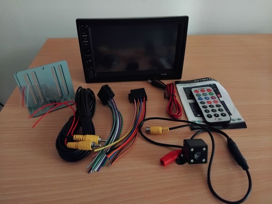 Radio mp5 com câmara de marcha atrás