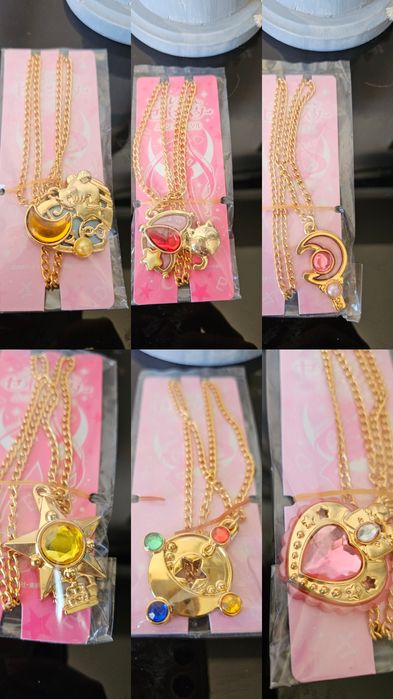 Sailor Moon - colares raros originais
