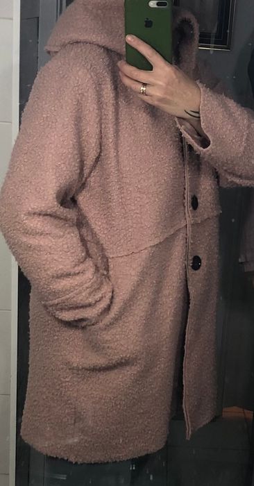 Пальто кардиган с капюшоном. Италия