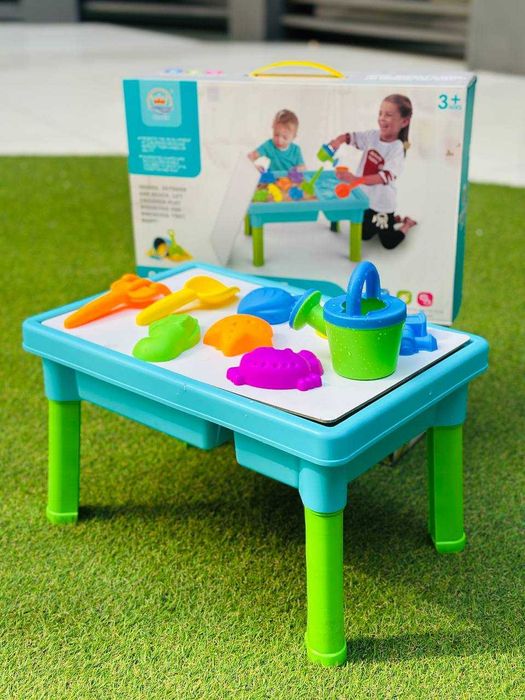 Акція!!! Дитячий стіл-пісочниця з набором для піску