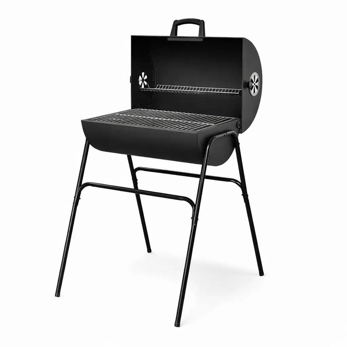 Гриль мангал вугільний Grill Meister Kansas з кришкою 51×34 см 8.9 кг