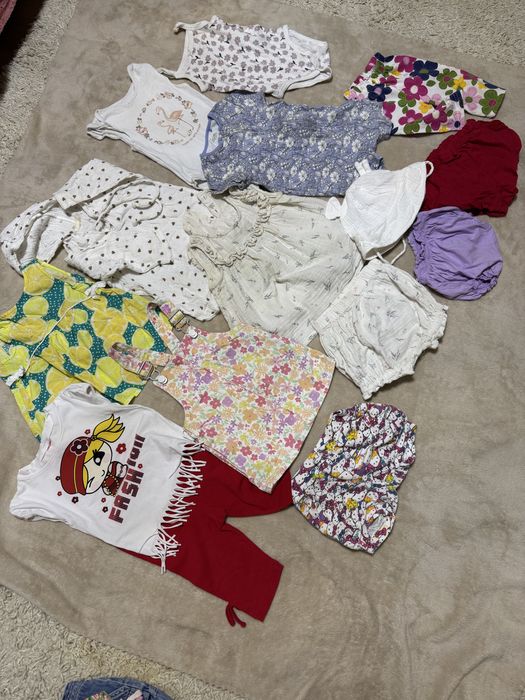 Лот пакет одягу  86 80 р | весна літо next Hm zara carters primark