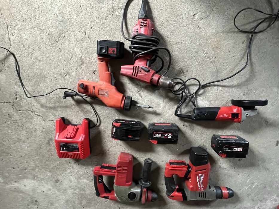 Sprzedam narzedzia Milwakee i Hilti Mlotowiertarka Pila Szlifierka wkretarka