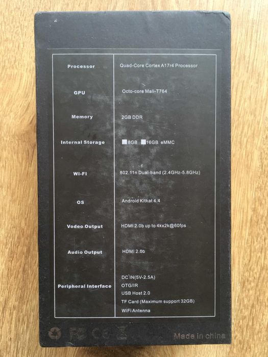 MK903V RK3288 QuadCore 2GB RAM 8GB ROM AP6330