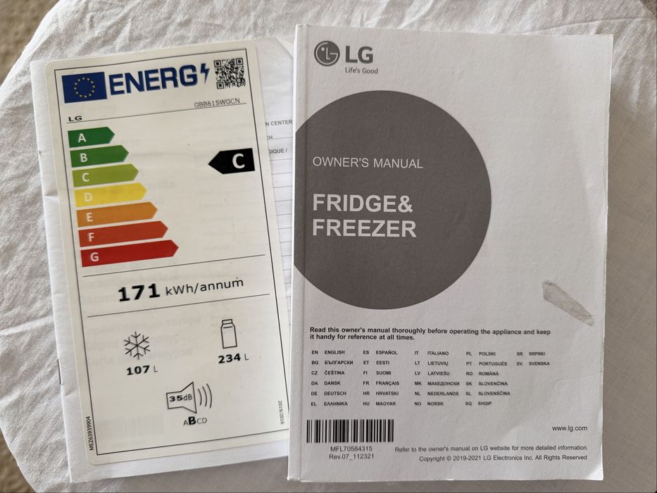 Frigorifico LG, bem estimado e com pouco uso. Como Novo!