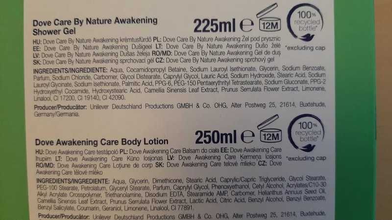 zestaw prezentowy dove