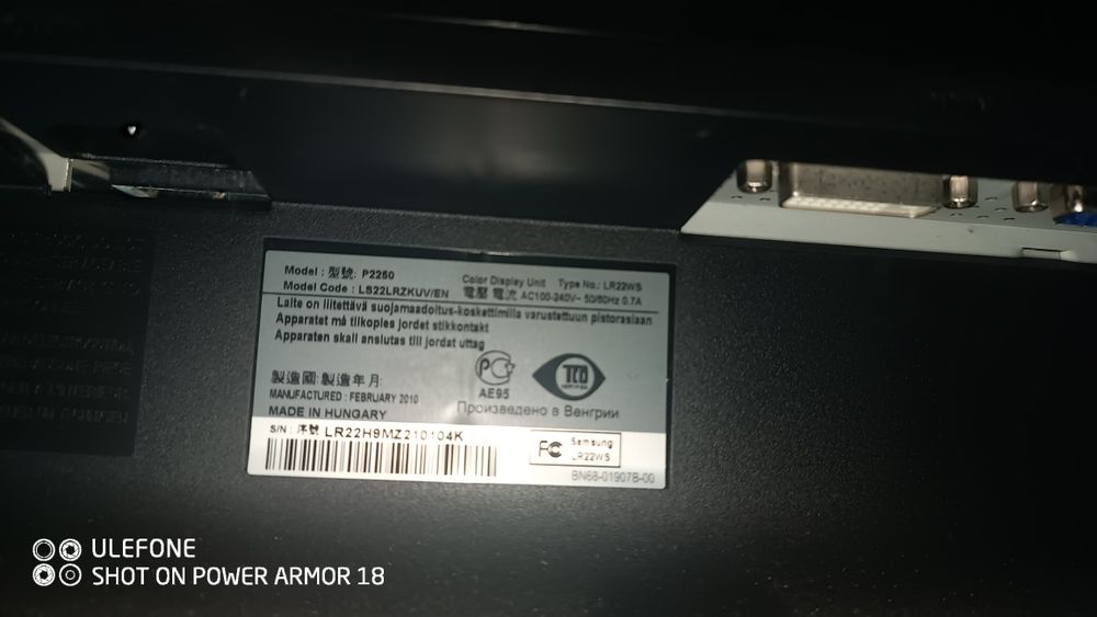 Monitor Samsung 22cale