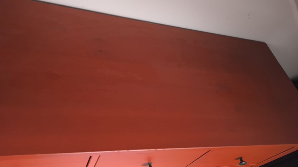 Komoda Hemnes Ikea czerwona
