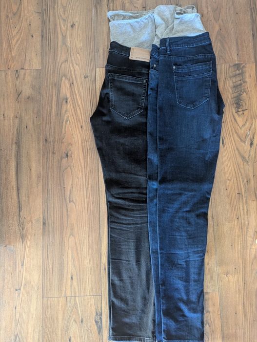 Jeansy spodnie ciążowe rozmiar 38