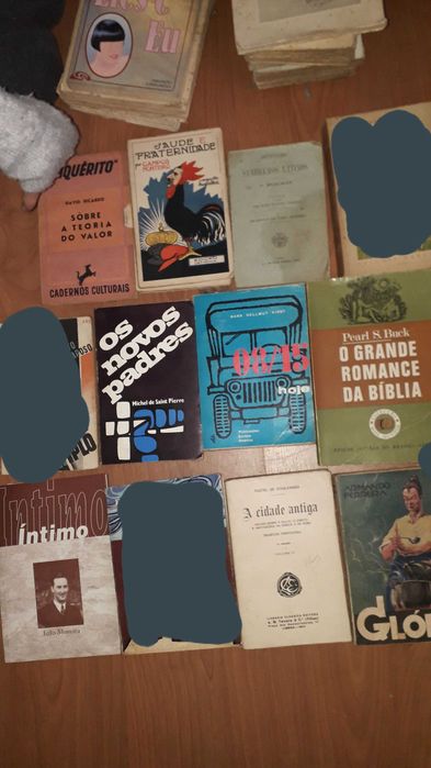 Livros romances antigos anos 60-80