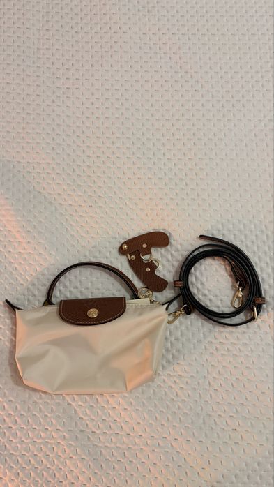 mala longchamp bege