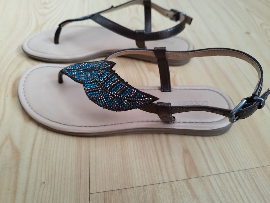 Deichmann sandały japonki 2 liście r.36