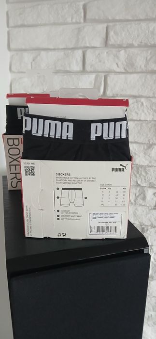 Bokserki męskie PUMA rozmiar S Nowe Nowe