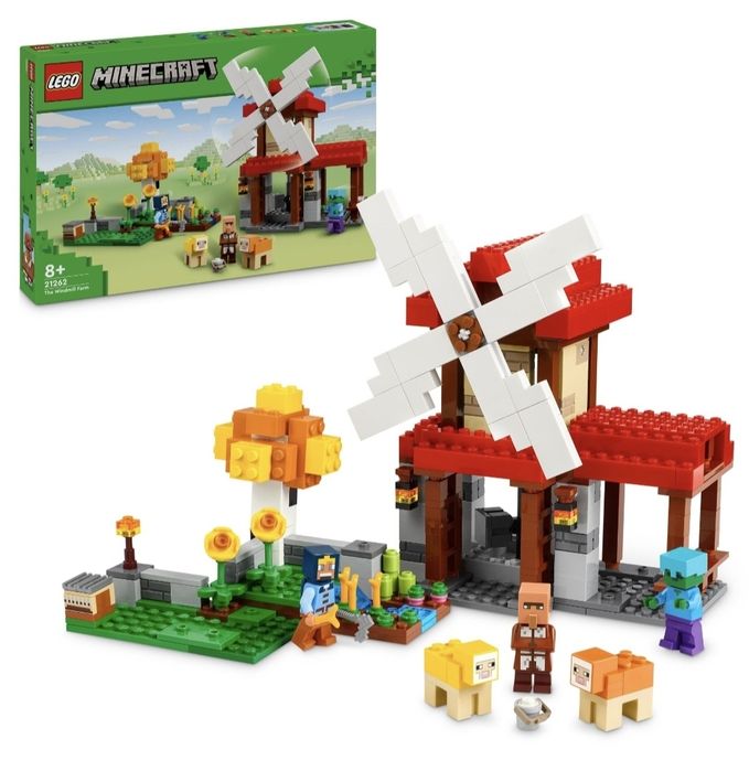 LEGO Minecraft 21262 KLOCKI Farma z wiatrakiem NOWE