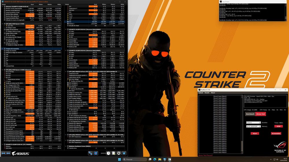 PC Gaming Ryzen 5500 • RTX 3070 • 16GB 2800MHz • 500GB SSD • ARGB