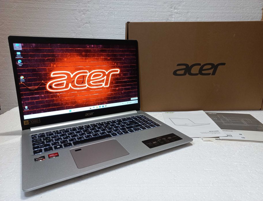 Мощный СВЕЖАК 2025!!  ACER A515 / RYZEN 5 5500U на 12" ЯДЕР /  + КАК НОВЫЙ + ЗСУ Подарки!!