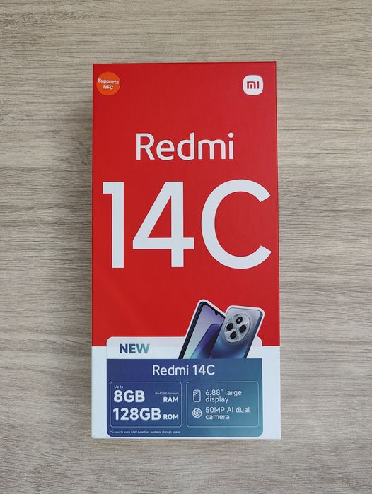 Xiaomi Redmi 14C (Novo | Selado) 4GB RAM 128GB – Midnight Black