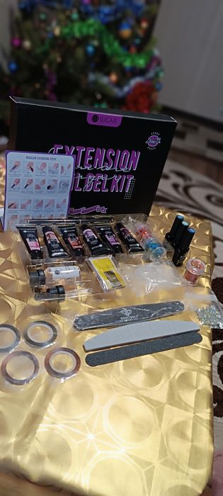 Новый набор для наращивания и дизайна ногтей