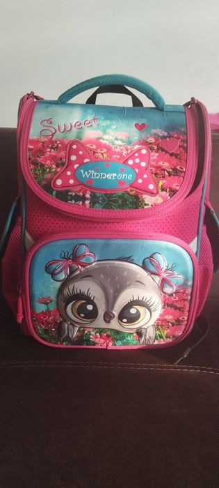 Ранець для дівчинки,ортопедична спинка