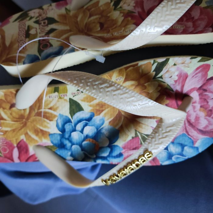 Havaianas Farm  novas senhora t41-42 europeu mod oral Rebeca