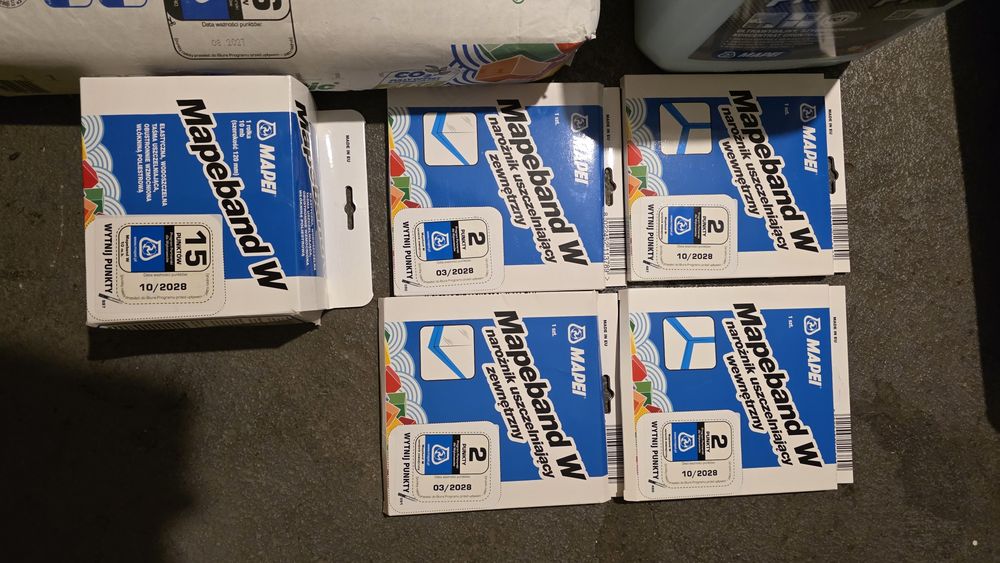 Hydroizolacja płynna MAPEI - kompletny zestaw
