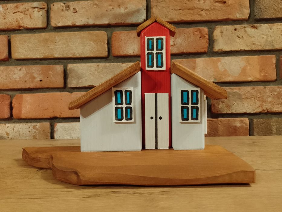 Domek drewniany dekoracja