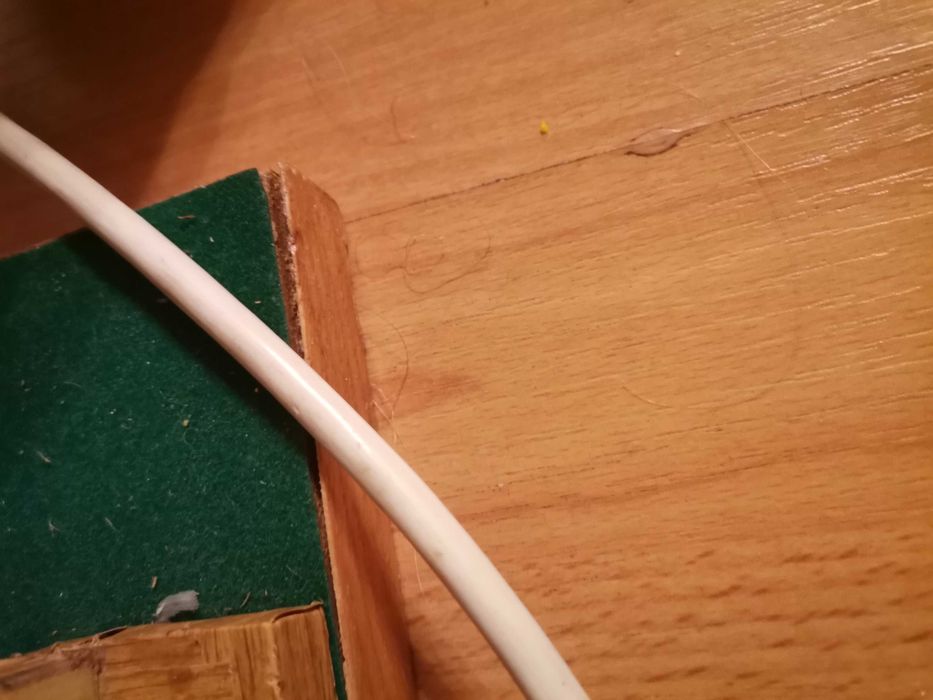 Stara duża szopka  kolorowe światło, żarówki w 2 kolorach