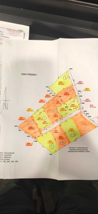 Działka budowlana_Budy Zosine