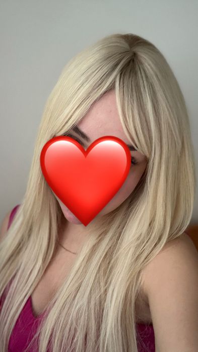 Topper z naturalnych słowiańskich włosów 40 cm