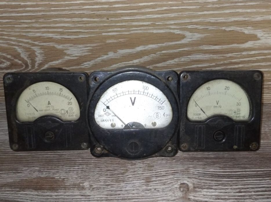 Манометри, Вольтметри різного типу