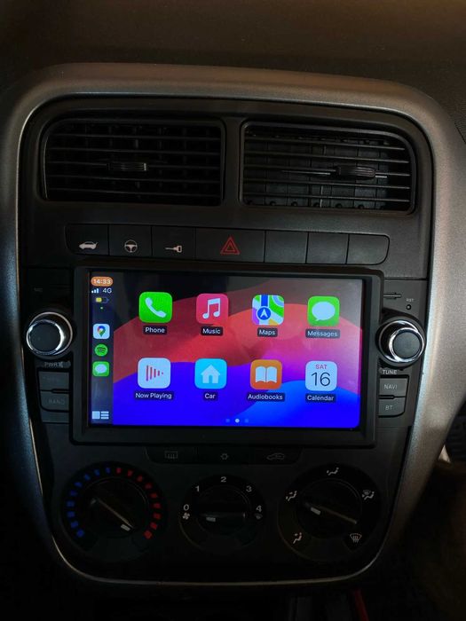 Auto Rádio Fiat, Grande, Punto, Linea, 2 din Ano 2007 até 2012