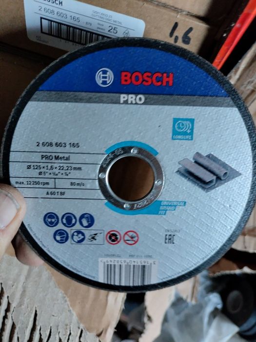 Круг отрезной супер качество Оригинал Bosch 125/1.6