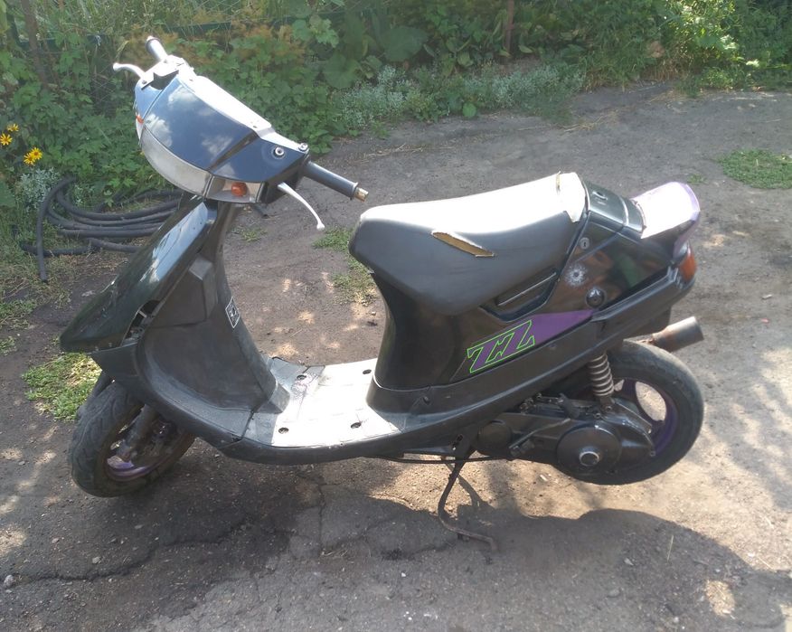 Скутер Сузуки сепия zz