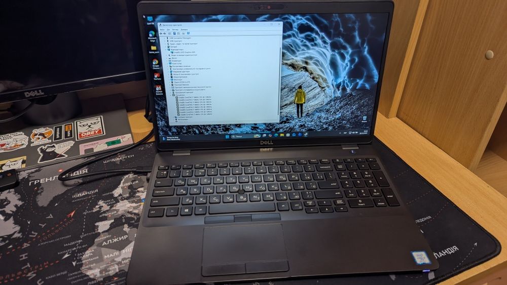 Ноутбук Dell latitude 5500 intel i7. hdd 250 gb. Ram 16gb.