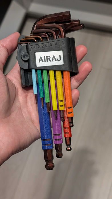 Набір шестигранних ключів Airaj