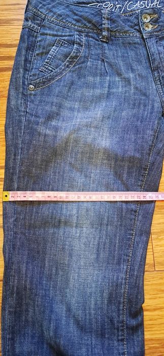 Jeansy rybaczki 3/4 Esprit