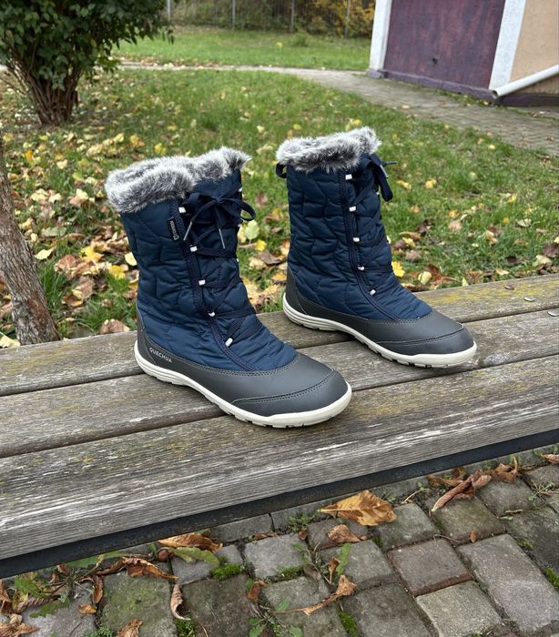 Quechua SH500 X-Warm (39) черевики зимові сині теплі термо чоботи