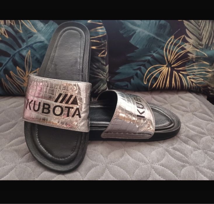 Skórzane klapki Premium Kubota