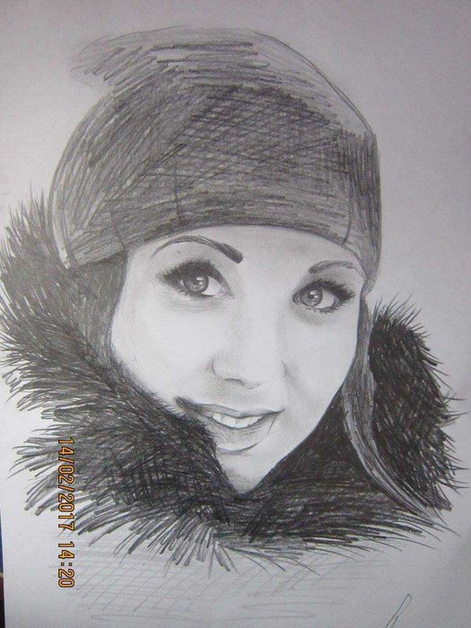 Портреты карандашом, акрилом