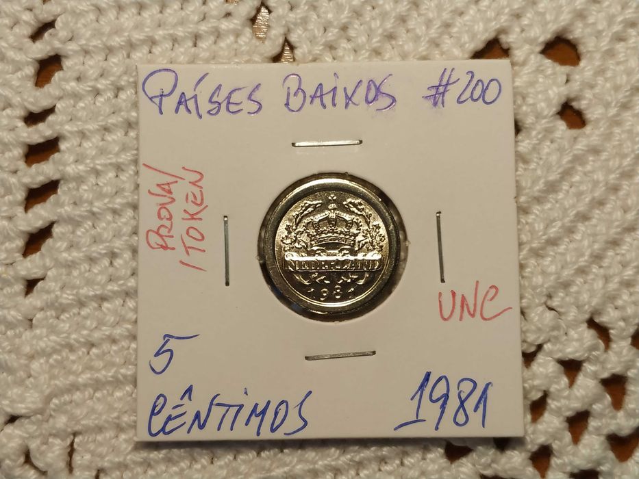 Netherlands - 1981 5-cent coin (UNC) Proof/Token